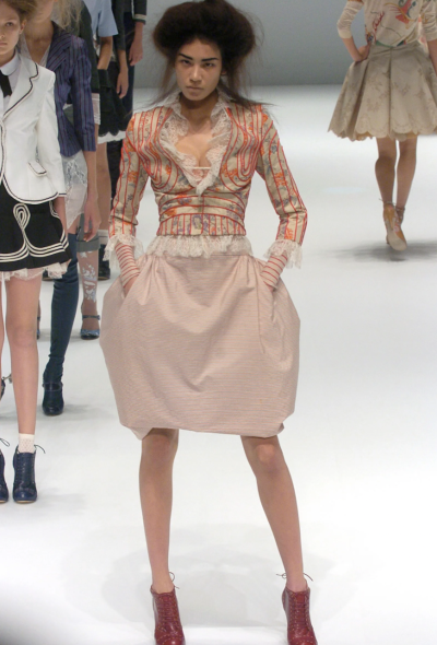 Alexander McQueen STUNNING S/S 2005 Ivory Lace Jacket - 2