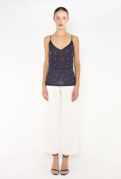 Chanel 2014 Pearl 'CC' Camisole - 2