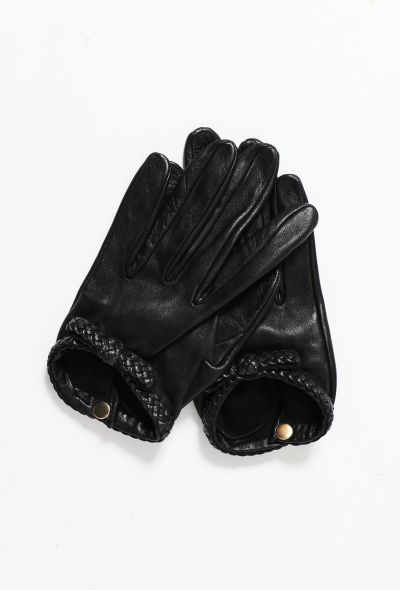 Exquisite Vintage Causse 'Lily' Lambskin Gloves - 1
