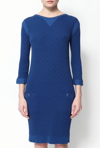 Chanel Quilted Knit Dress - 2