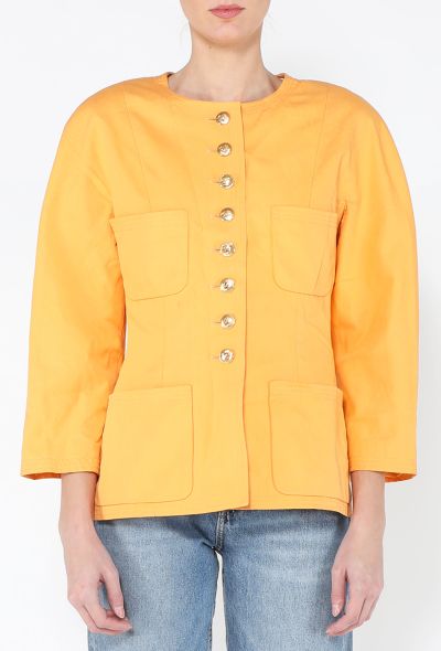 Chanel '90s Classic 'CC' Button Jacket - 1