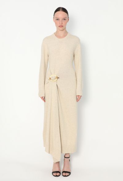 Céline Collector F/W 2018 Brooch Knit Dress - 1