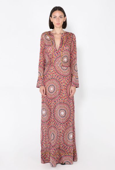 Valentino Printed Cotton Kaftan Dress - 2