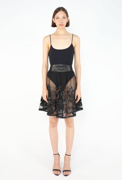 Jitrois Leather Patchwork Ensemble, 1980s - 2