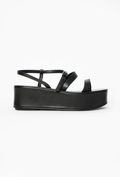 The Row Platform Leather Sandals, 2023 - 1