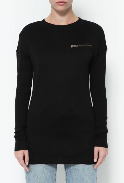 Alaïa F/W 1987 Knit Zipper Top - 1