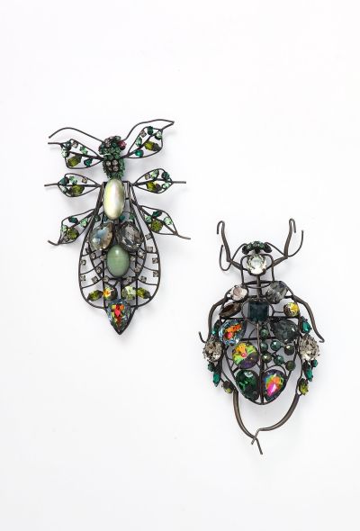 Vintage Fine Jewelry Embellished Dragonfly Brooch - 2
