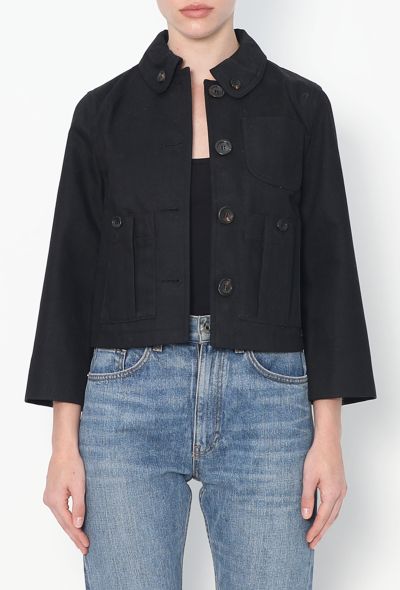 Miu Miu Resort 2017 Cropped Denim Jacket - 1