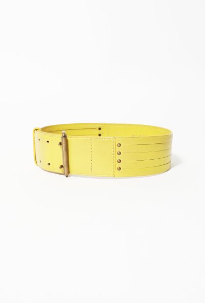 Alaïa Vintage Studded Slit Belt - 2