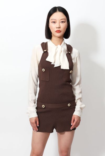 Chloé 2007 Ribbed Knit Romper - 1