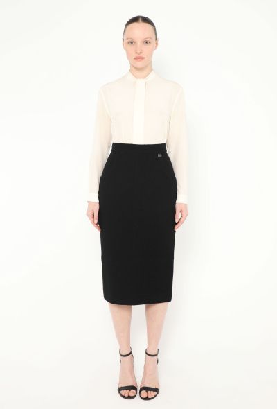 Chanel Resort 2012 Bouclé 'CC' Skirt - 1