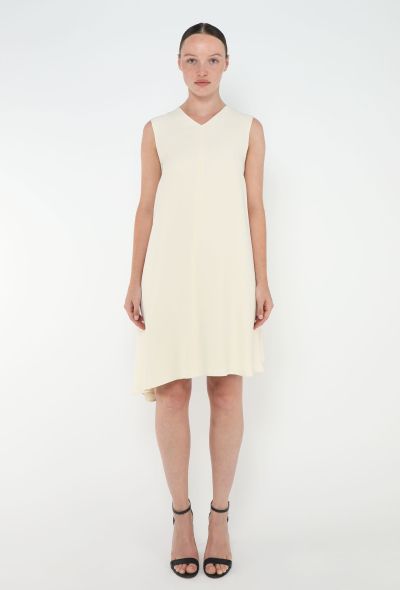 Céline Asymmetrical Silk Wrap Dress - 1