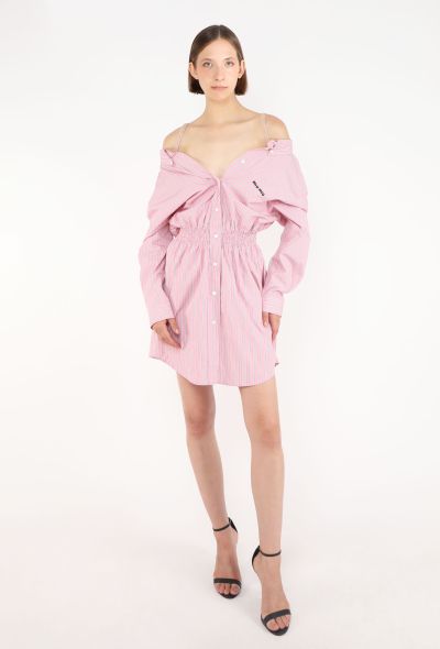 Miu Miu Poplin Off-Shoulder Dress, 2025 - 1