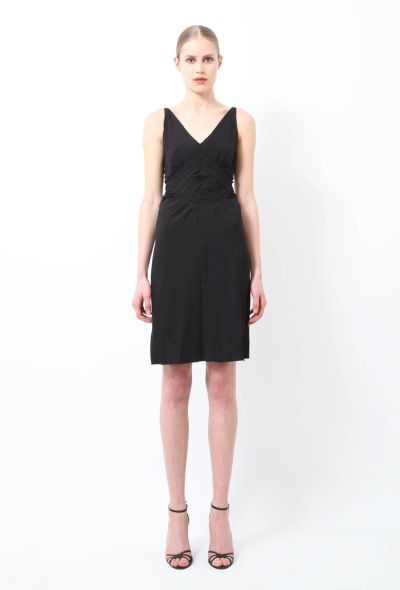 Prada Pleated Crepe Dress - 1