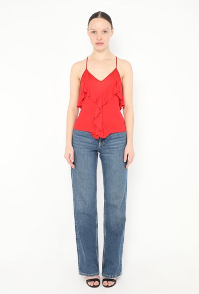 Saint Laurent 2004 Ruffled Camisole Top - 2