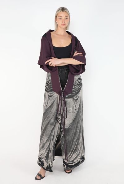 Jean Paul Gaultier Trompe L'Œil Silk Kimono, S/S 1999 - 1