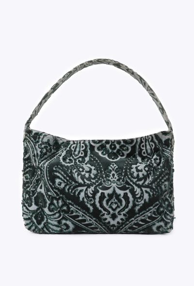 Dolce & Gabbana Embroidered Velvet Shoulder Bag, F/W 1998 - 1