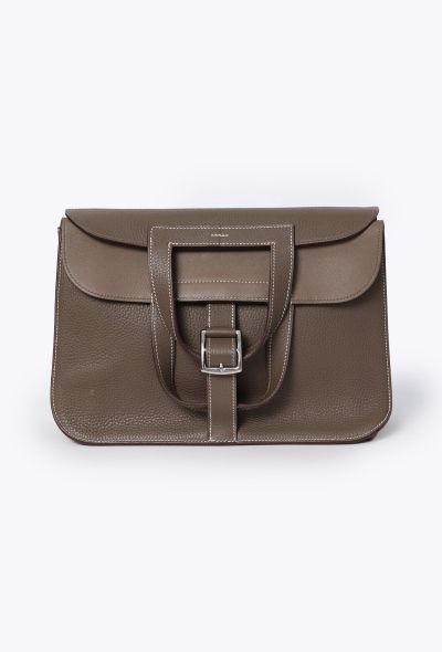 Hermès Étoupe Taurillon Clémence Halzan 31 - 1
