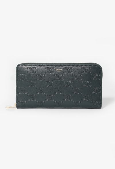 Céline Triomphe Large Zipped Wallet - 1