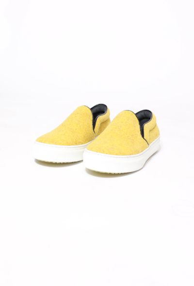 Céline 2014 Felt Slip-On Sneakers - 2