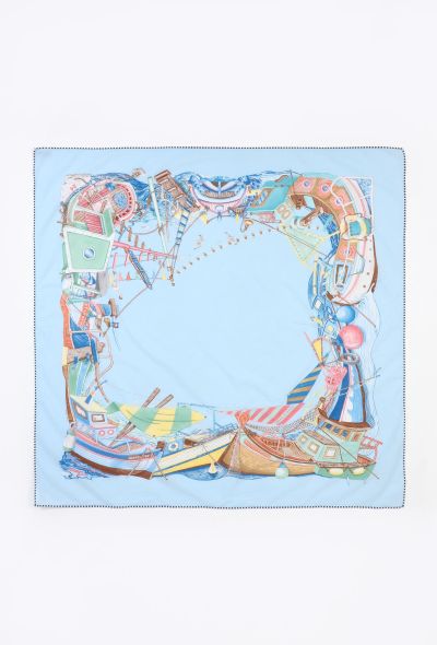 Hermès 'Bord-à-Bord' Cotton 90cm Carré, 2025 - 1