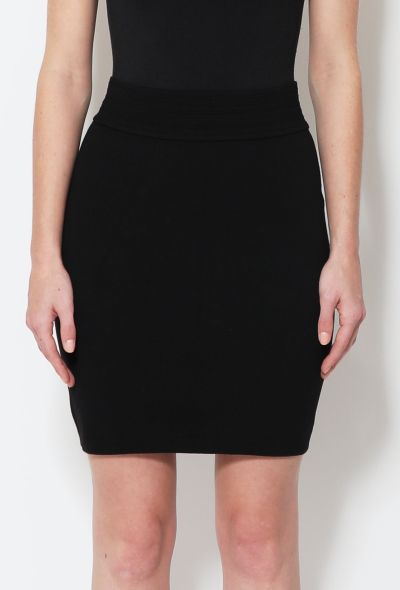 Alaïa 90s Classic Knit Skirt - 2