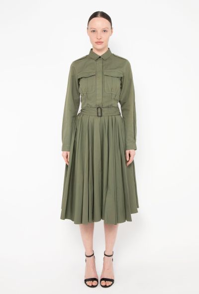 Dries Van Noten 2010 Pleated Utility Dress - 1