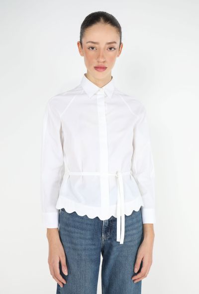 Alaïa F/W 2006 Scalloped Belted Shirt - 2