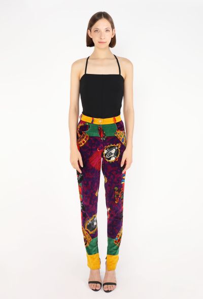Gianni Versace Regalia Velvet Pants, 1991 - 1