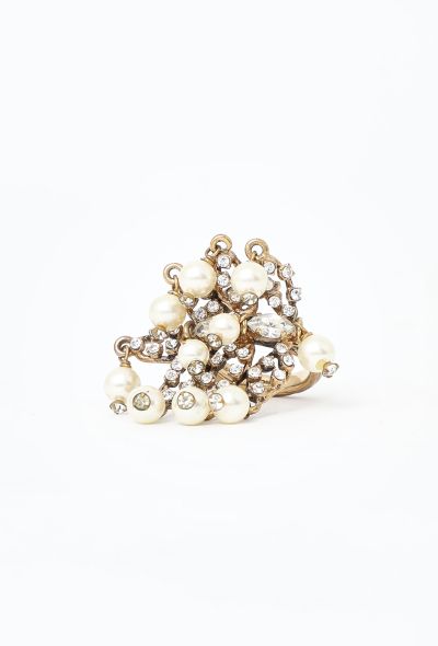 Balenciaga Edition F/W 2008 Pearl Leaf Ring - 1