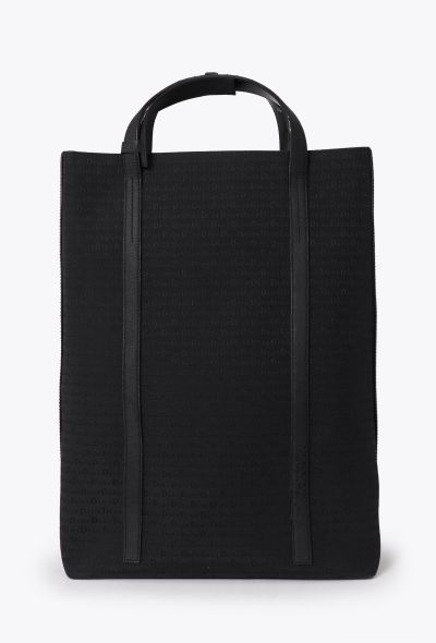 Dior Black Monogram Tote Bag - 1