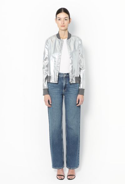 Paco Rabanne 2018 Metallic Bomber Jacket - 2
