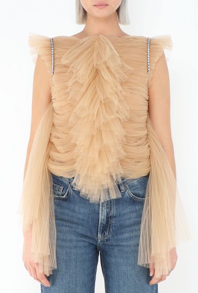Khaite S/S 2020 Dionne Tulle Top - 1
