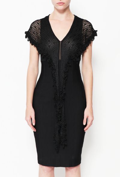 Chanel Crochet Overlay 'CC' Dress - 2