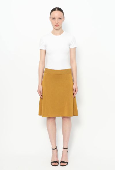 Alaïa Early '90s Fluted Skirt - 1
