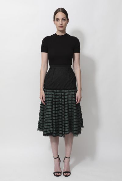 Louis Vuitton F/W 2004 Tiered Ruffled Midi Skirt - 2