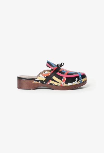 Hermès 2021 'Carlotta Cavalcadour' Leather Clogs - 1