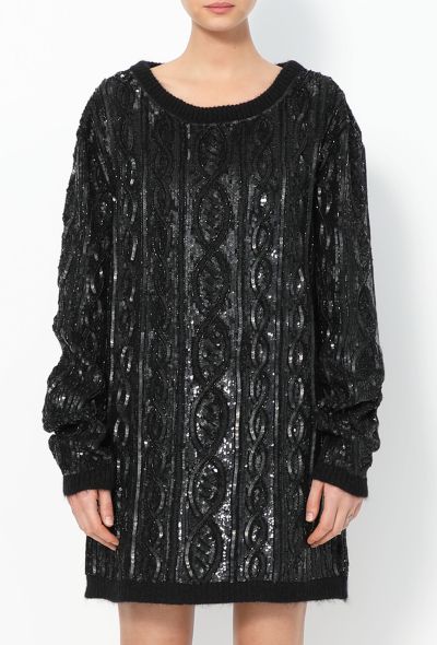 Saint Laurent F/W 2013 Sequin Sweater Dress - 1