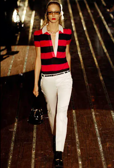 Gucci S/S 2006 White Velvet Trousers - 2