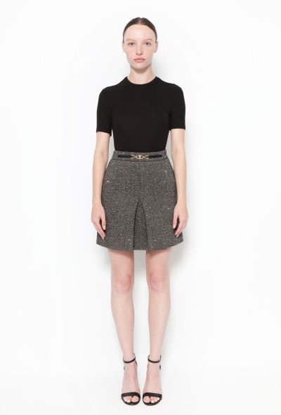 Céline 2020 Sequin Chevron Skirt - 1