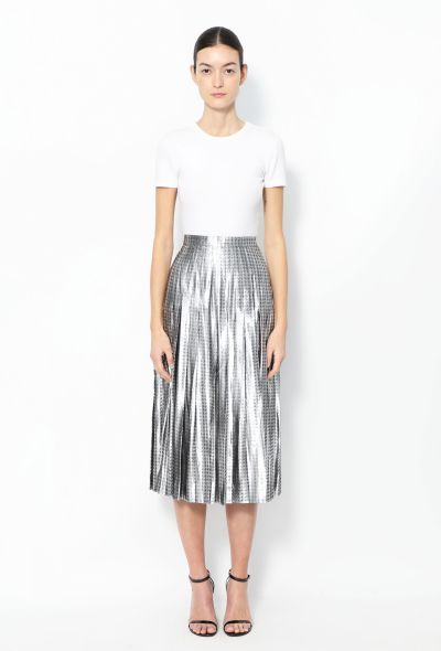 Christian Dior Vintage Metallic Houndstooth Ensemble - 2
