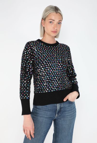 Dior Cashmere Sequin Sweater - 1