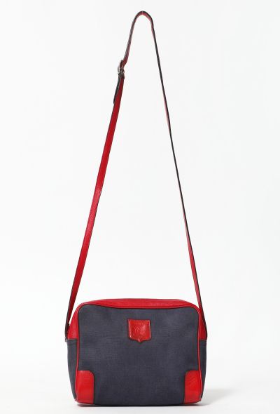 Céline '70s Canvas Triomphe Crossbody Bag - 1