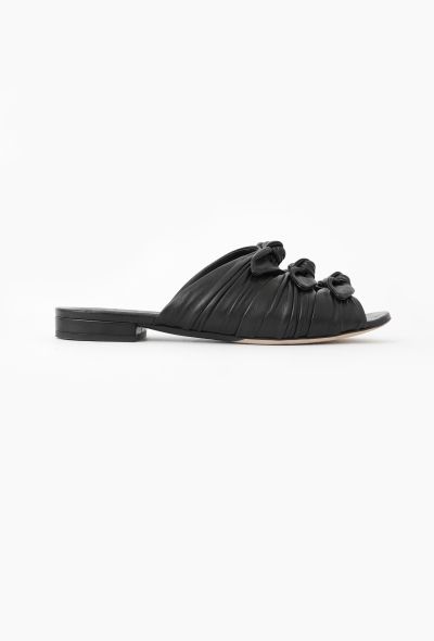 Chanel 2018 Knotted Leather Mules - 2