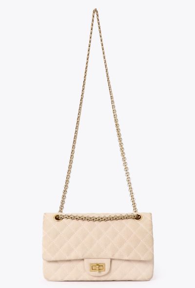 Chanel Pink Caviar 2.55 Medium Flap Bag - 2