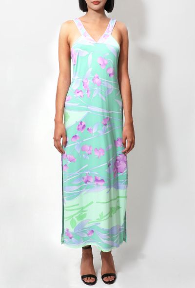 Leonard Floral Print Slip Dress - 2