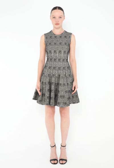 Alaïa 2013 Dotted Bouclé Skater Dress - 1