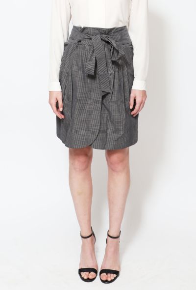 Chloé 2005 Plaid Wrap Skirt - 2