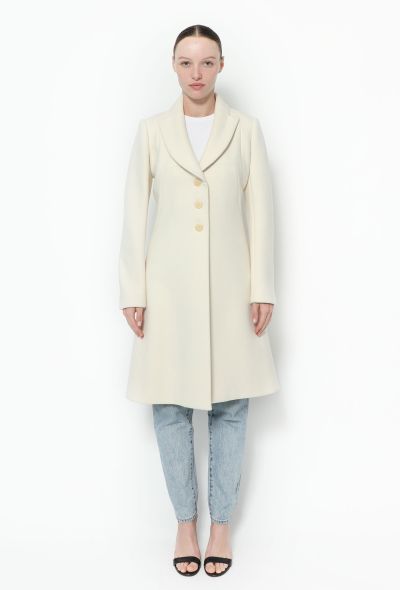 Alaïa Flared Wool Coat - 1