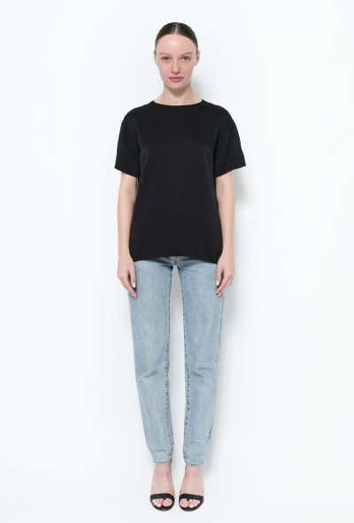 Céline Crepe Blouse in Black – 2011 - 2